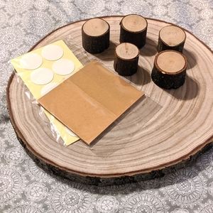 Wood center piece